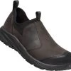 Keen Utility Shoes: Men's 1026704 Coffee Bean Black Carbon Toe Vista Energy+ ESD Slip On Shoe -Work Shoes Store 014835757c957963f798542fda6fe51c1