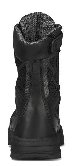 Tactical Research Boots: Men's TR998ZWPCT Black TR Chrome Side-Zip Waterproof CT Combat Boots