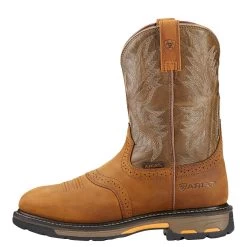 Ariat Boots 10001188 Men's Pull On Workhog Cowboy Boots -Work Shoes Store 10001188 side