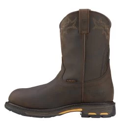 Ariat Boots: Men's 10001200 EH Pull-On Composite Toe Workhog Boots 10 Ariat Boots: Men's 10001200 EH Pull-On Composite Toe Workhog Boots -Work Shoes Store 10001200 side