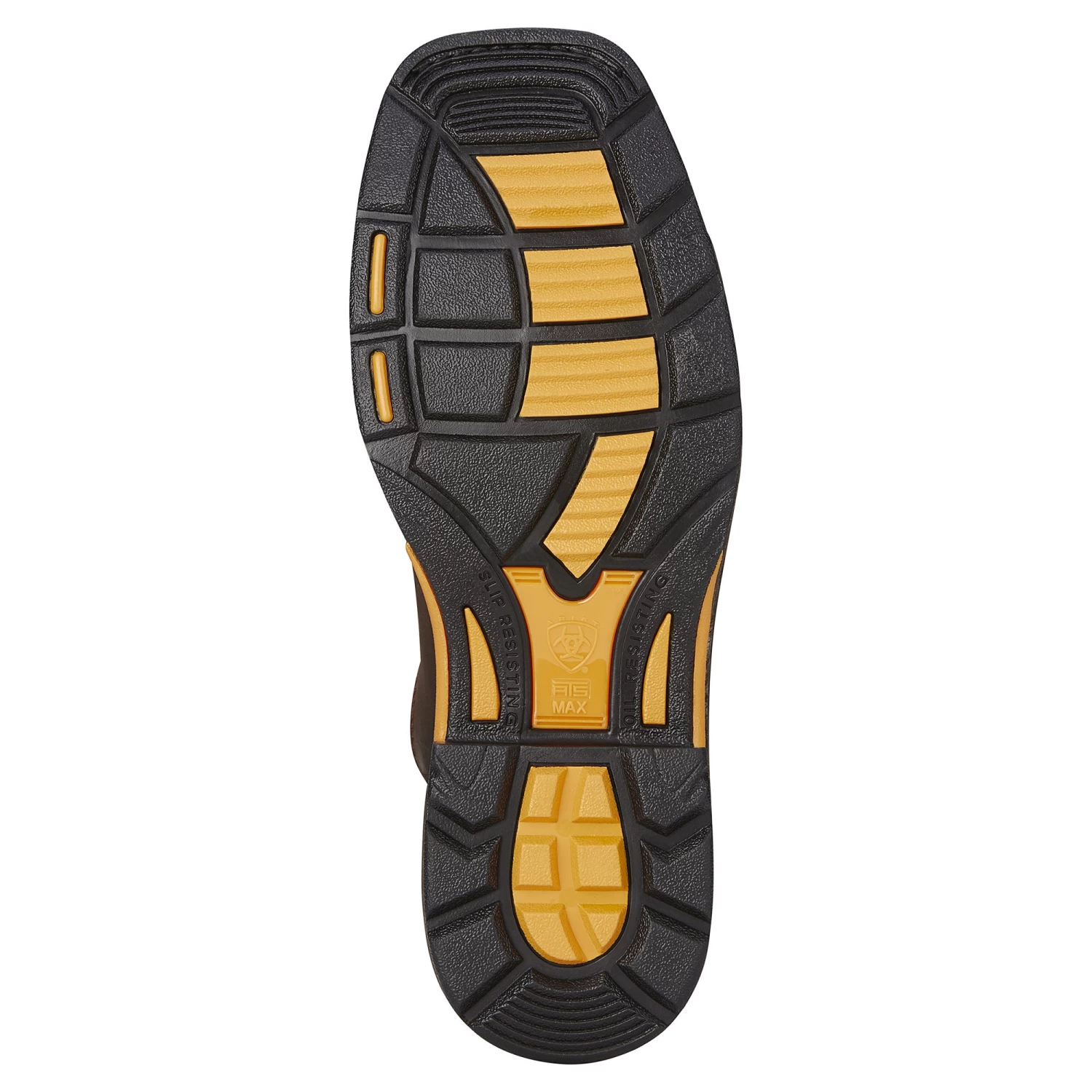 Ariat 10005888 Men's Workhog Orange Square Toe Cowboy Boots 4 Ariat 10005888 Men's Workhog Orange Square Toe Cowboy Boots - Image 2