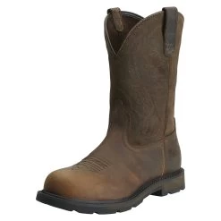 Ariat 10014241 Men's Groundbreaker Steel Toe Cowboy Boots -Work Shoes Store 10014241 3 4 front