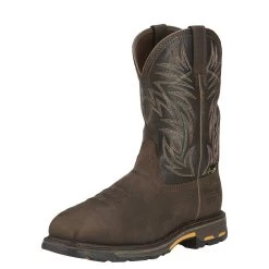 Ariat Boots: Men's Met Guard 10016265 Workhog H2O Composite Toe Work Boots -Work Shoes Store 10016265 3 4