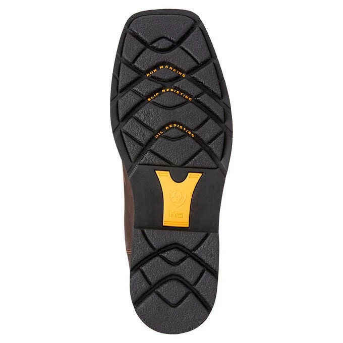 Ariat Boots: Men's 10017434 Brown Green Sierra Wide 10" Steel Toe Slip Resistant Pull On Work Boots 4 Ariat Boots: Men's 10017434 Brown Green Sierra Wide 10" Steel Toe Slip Resistant Pull On Work Boots - Image 2