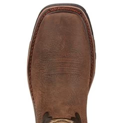 Ariat Boots: Men's 10017436 Brown WorkHog Wide H20 11" Waterproof Pull On Work Boots 10 Ariat Boots: Men's 10017436 Brown WorkHog Wide H20 11" Waterproof Pull On Work Boots -Work Shoes Store 10017436 toe
