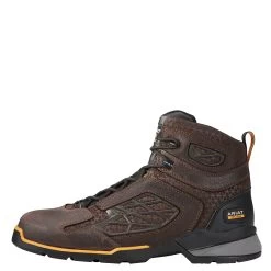 Ariat Boots: Men's Brown 10021495 Rebar Flex 6-Inch Composite Toe Work Boots -Work Shoes Store 10021495 side