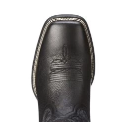 Ariat Boots: Men's 10023361 Black Deertan Sport Patriot Western Boot