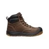Keen Utility Boots: Men's 1027100 Dark Earth Gum Carbon Fiber Toe Fort Wayne 6" Waterproof EH Work Boot -Work Shoes Store 1027100 m 1 edit