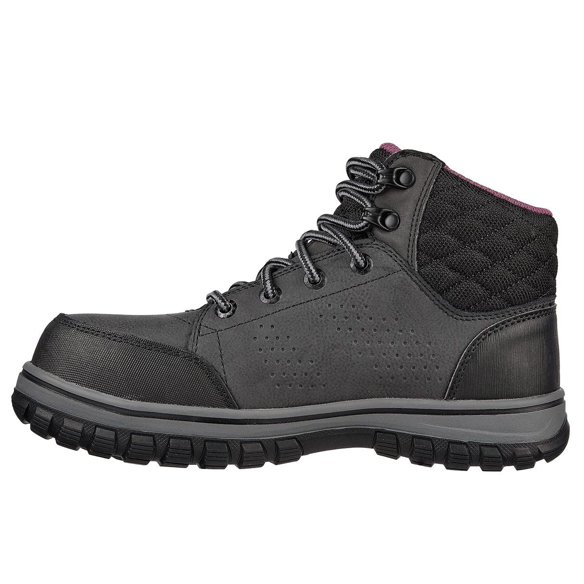 Skechers Work Boots: Women's 108004 BLK Black Composite Toe McColl EH Waterproof Work Boot 5 Skechers Work Boots: Women's 108004 BLK Black Composite Toe McColl EH Waterproof Work Boot - Image 3