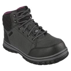 Skechers Work Boots: Women's 108004 BLK Black Composite Toe McColl EH Waterproof Work Boot