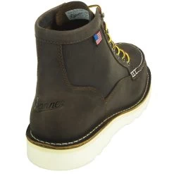 Danner Boots: Men's Brown Moc Toe 15563 Bull Run Soft Toe Work Boots -Work Shoes Store 15563 5 1