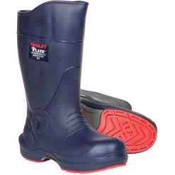 Tingley Boots: Unisex 26256 Blue Red Flite Composite Toe PVC Rubber Boots -Work Shoes Store 26256
