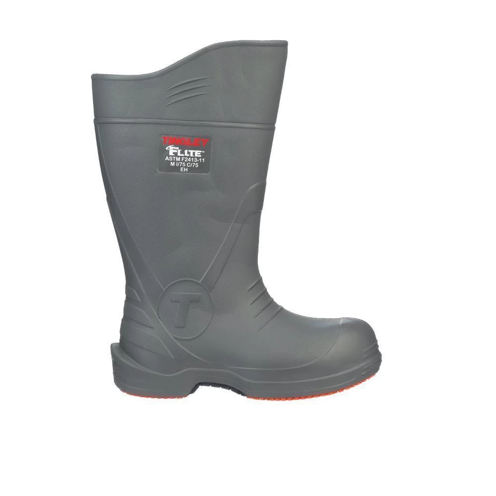Tingley Boots: Unisex 28259 Grey Orange Flite 15 IN Composite Toe PVC Boot 8 Tingley Boots: Unisex 28259 Grey Orange Flite 15 IN Composite Toe PVC Boot - Image 6