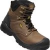 Keen Utility Boots: Men's 1026487 Dark Earth Black Carbon Toe 6" Waterproof Independence Boot -Work Shoes Store 2fc10bd561434e753a04263d925e1f581
