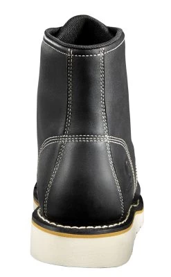 Carhartt Boots: Men's CMW6191 Black Waterproof Wedge Work Boot