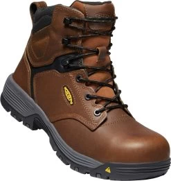 Keen Utility: Men's 1024182 Tobacco Black Chicago 6" Carbon Fiber Work Boot -Work Shoes Store 536bd50c0b6aed3f3a7631face6c5c67 1