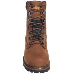 Chippewa Boots: Men's Brown 55068 Insulated Waterproof Boots -Work Shoes Store 55068 chippewaf 01