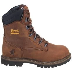 Chippewa Boots: Men's Brown 55068 Insulated Waterproof Boots -Work Shoes Store 55068 chippewao 01