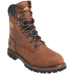 Chippewa Boots: Men's Brown 55068 Insulated Waterproof Boots -Work Shoes Store 55068 chippewap 01