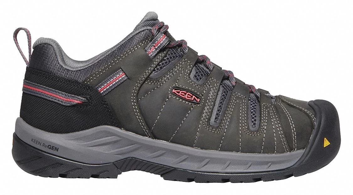 Keen Utility Shoe: Women's 1023232 Magnet Rose Flint II Steel Toe Walking Work Shoe 4 Keen Utility Shoe: Women's 1023232 Magnet Rose Flint II Steel Toe Walking Work Shoe - Image 2