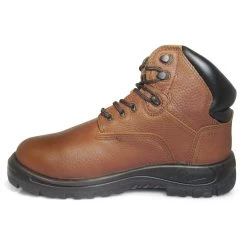 Genuine Grip Boots: Men's 6071 Brown Composite Toe Poseidon Metatarsal Guard EH Work Boot -Work Shoes Store 6071 4
