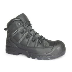Genuine Grip Boots: Men's 6200 Black Composite Toe Trekker Puncture Resistant Work Boot
