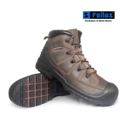 Genuine Grip Boots: Men's 6300 Brown Composite Toe Trekker Puncture Resistant Work Boot -Work Shoes Store 6300 logo