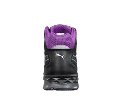 Puma Shoes: Women's 633895 Black Purple 2.0 Composite-Fiberglass Toe Mid Stepper Work Shoe 10 Puma Shoes: Women's 633895 Black Purple 2.0 Composite-Fiberglass Toe Mid Stepper Work Shoe -Work Shoes Store 633895 stepper 2 mid back web