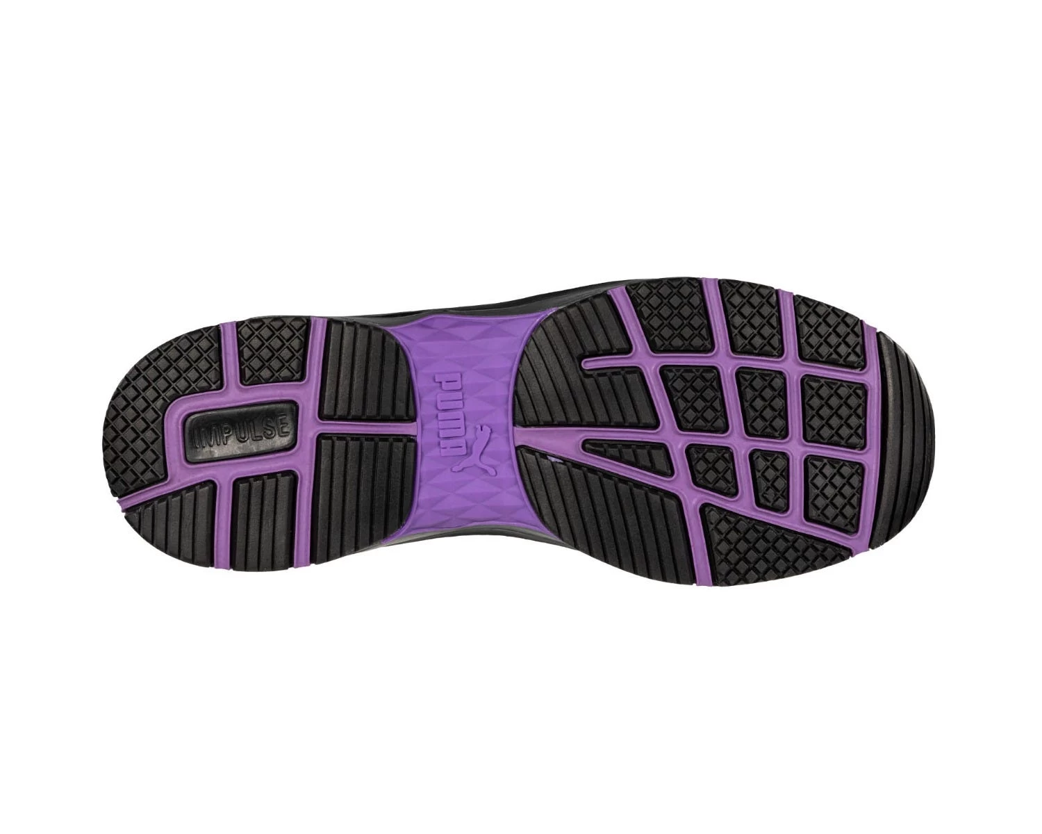 Puma Shoes: Women's 633895 Black Purple 2.0 Composite-Fiberglass Toe Mid Stepper Work Shoe 7 Puma Shoes: Women's 633895 Black Purple 2.0 Composite-Fiberglass Toe Mid Stepper Work Shoe - Image 5