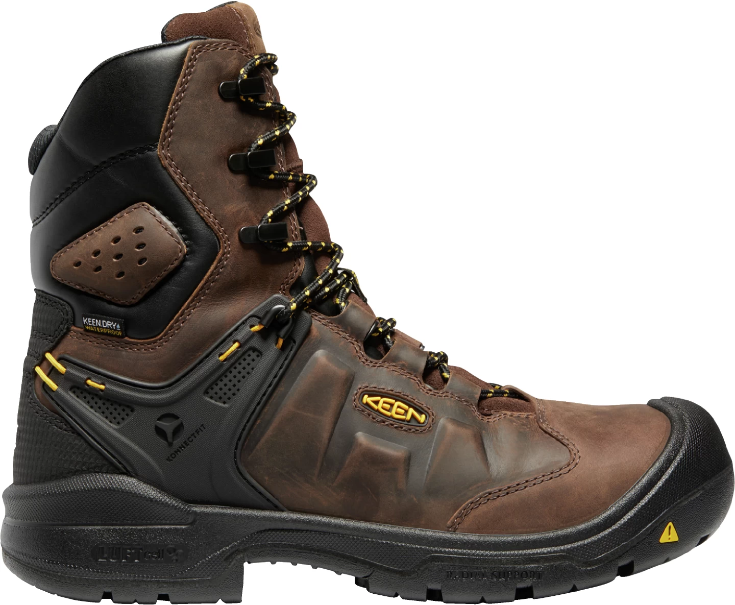 Keen Utility: Men's 1024186 Dark Earth Black Dover 8" Carbon Fiber Waterproof Work Boot 3 Keen Utility: Men's 1024186 Dark Earth Black Dover 8" Carbon Fiber Waterproof Work Boot