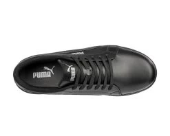 Puma Safety: Men's 640005 Black Composite-Fiberglass Toe Iconic Low Work Shoe -Work Shoes Store 640005 iconic black low top web