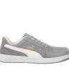 Puma Safety: Women's 640125 Grey Composite-Fiberglass Toe Iconic Suede Low Work Shoe -Work Shoes Store 640035 iconic suede grey low single01 web 1