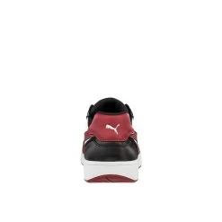 Puma Shoes: Men's 640205 Black Red White Composite Toe Low EH Frontcourt Heritage Work Shoe -Work Shoes Store 640200 frontcourt blk wht red low back web8m9rhgebfdsekedit 1