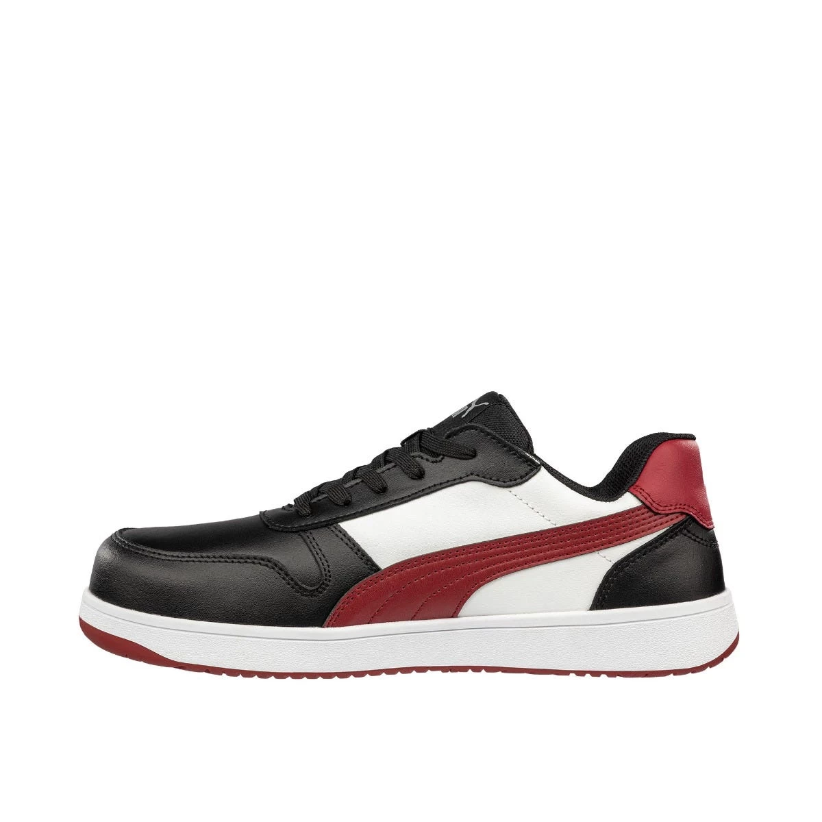 Puma Shoes: Women's 640215 Black Red White Composite Toe Low EH Frontcourt Heritage Work Shoe 4 Puma Shoes: Women's 640215 Black Red White Composite Toe Low EH Frontcourt Heritage Work Shoe - Image 2