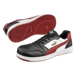 Puma Shoes: Women's 640215 Black Red White Composite Toe Low EH Frontcourt Heritage Work Shoe 10 Puma Shoes: Women's 640215 Black Red White Composite Toe Low EH Frontcourt Heritage Work Shoe -Work Shoes Store 640200 frontcourt blk wht red low pairujgivy3y5gxowedit