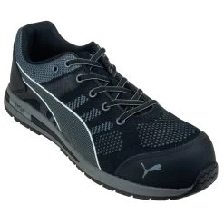 Puma Safety 643165 Men's Elevate Knit Black ESD Steel Toe Tennis Shoes