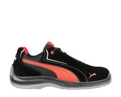 Puma Shoes: Men's 643445 Black Red Composite Toe Low Touring EH Work Shoe