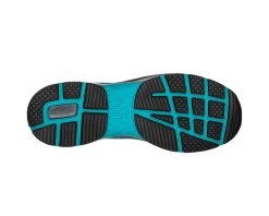 Puma Shoes: Women's 643905 Black Blue Composite-Fiberglass Toe Fuse Knit Work Shoe -Work Shoes Store 643905 fuse knit blue wns low sole web