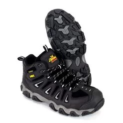 Thorogood Boots: Men's 804-6490 Black Crosstrex I-Met Steel Toe Hiker Work Boot 9 Thorogood Boots: Men's 804-6490 Black Crosstrex I-Met Steel Toe Hiker Work Boot -Work Shoes Store 6490 3edit