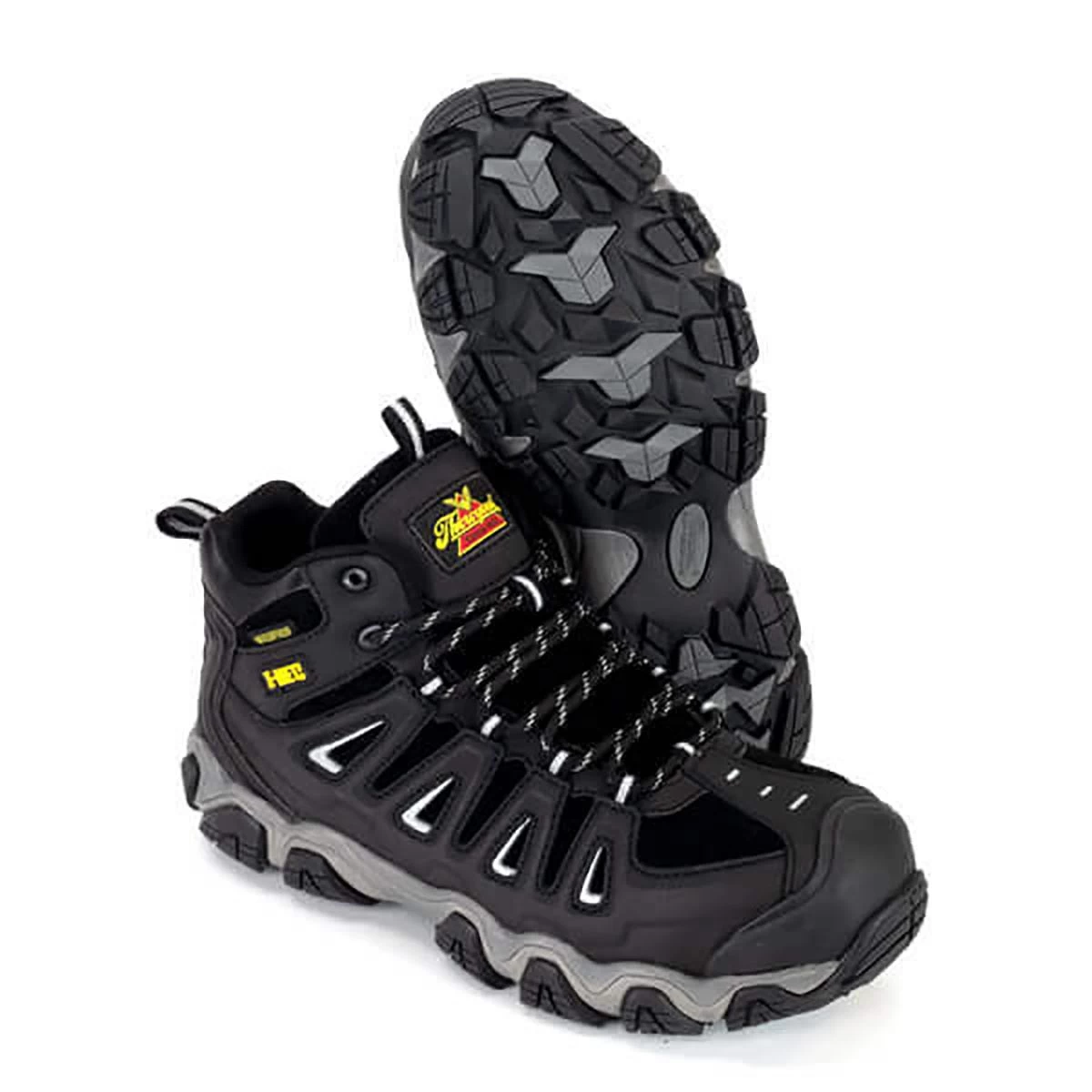 Thorogood Boots: Men's 804-6490 Black Crosstrex I-Met Steel Toe Hiker Work Boot 5 Thorogood Boots: Men's 804-6490 Black Crosstrex I-Met Steel Toe Hiker Work Boot - Image 3