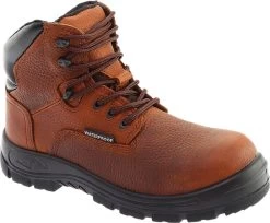 Genuine Grip Boots: Women's 651 Brown Waterproof Composite Toe Poseidon 6-Inch Work Boots