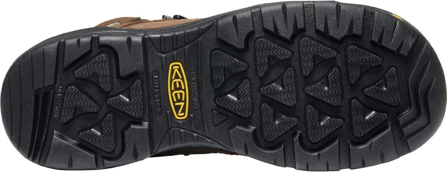 Keen Utility Boots: Men's 1025696 Dark Earth Black Troy 6" Carbon-Fiber Toe Waterproof Work Boot 5 Keen Utility Boots: Men's 1025696 Dark Earth Black Troy 6" Carbon-Fiber Toe Waterproof Work Boot - Image 3