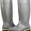 Servus Boots: Men's 75101 Gray Black Steel Toe Waterproof PVC 15IN Boot -Work Shoes Store 75101 2