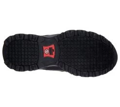 Skechers Shoes: Men's 77108 BKCC Black Charcoal Holdredge - Rebem Steel Toe Hiking Work Boot -Work Shoes Store 77108 bkcc d