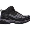 Skechers Shoes: Men's 77108 BKCC Black Charcoal Holdredge - Rebem Steel Toe Hiking Work Boot