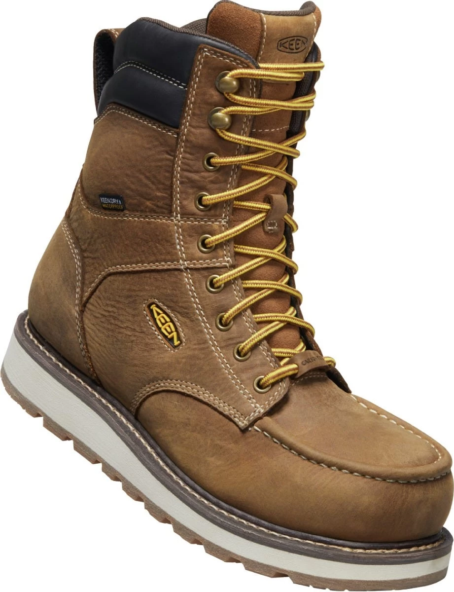 Keen Utility: Men's 1025694 Belgian Sandshell Cincinnati 8" Carbon Fiber Toe Waterproof Work Boot 3 Keen Utility: Men's 1025694 Belgian Sandshell Cincinnati 8" Carbon Fiber Toe Waterproof Work Boot