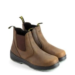 Thorogood Boots: Men's Brown 804 3166 Composite Toe Slip-On Work Boots -Work Shoes Store 804 3166 1 edit