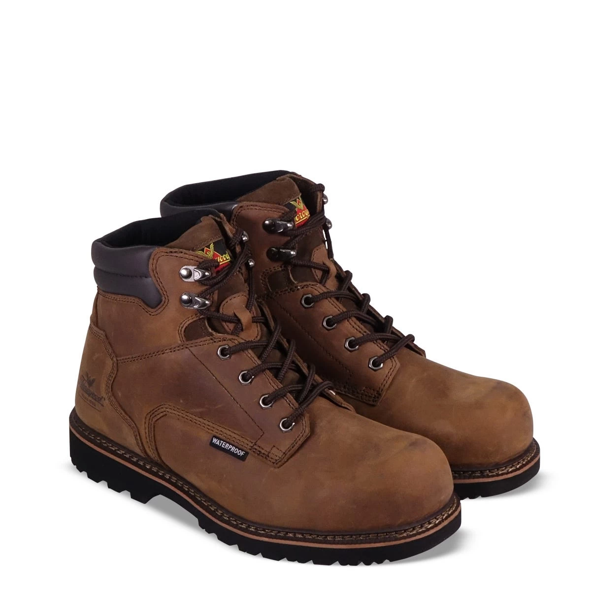 Thorogood Boots: Men's 804-3236 Brown CrazyHorse Composite Toe Work Boot 6 Thorogood Boots: Men's 804-3236 Brown CrazyHorse Composite Toe Work Boot - Image 4