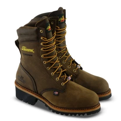 Thorogood Boots: Men's 804-3555 Brown CrazyHorse Steel Toe Logger Work Boot 3 Thorogood Boots: Men's 804-3555 Brown CrazyHorse Steel Toe Logger Work Boot