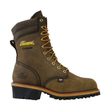 Thorogood Boots: Men's 804-3555 Brown CrazyHorse Steel Toe Logger Work Boot 4 Thorogood Boots: Men's 804-3555 Brown CrazyHorse Steel Toe Logger Work Boot - Image 2